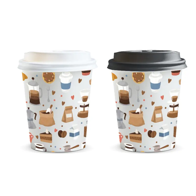 Kudos Paper Coffee Cup - 230ml – Reusable Coffee Cups – available in white colour