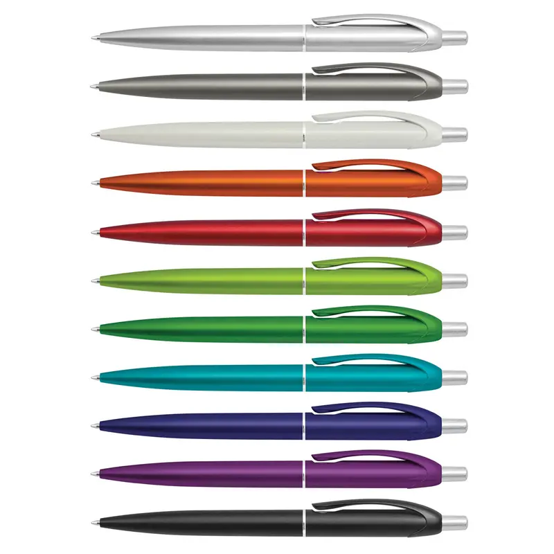 Gem Pen – Plastic Pens – available in black, blue, green, orange colours and 4 more