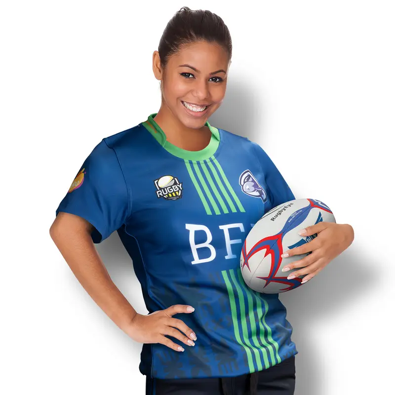 Custom Womens Rugby T-Shirt – Misc Clothing – available in white colour