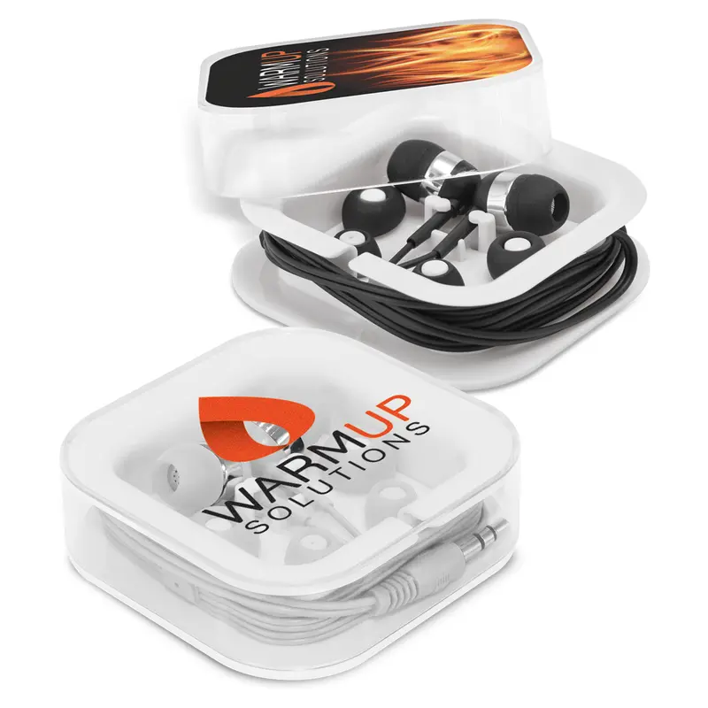 Helio Earbuds – Earbuds – available in black, white colours