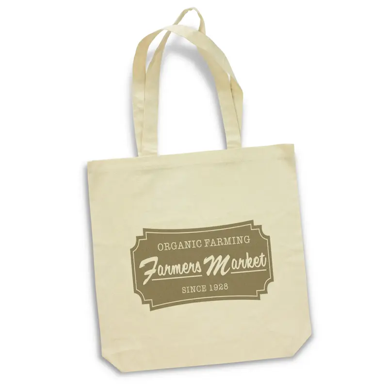 Liberty Cotton Tote Bag – Tote Bags – available in beige colour