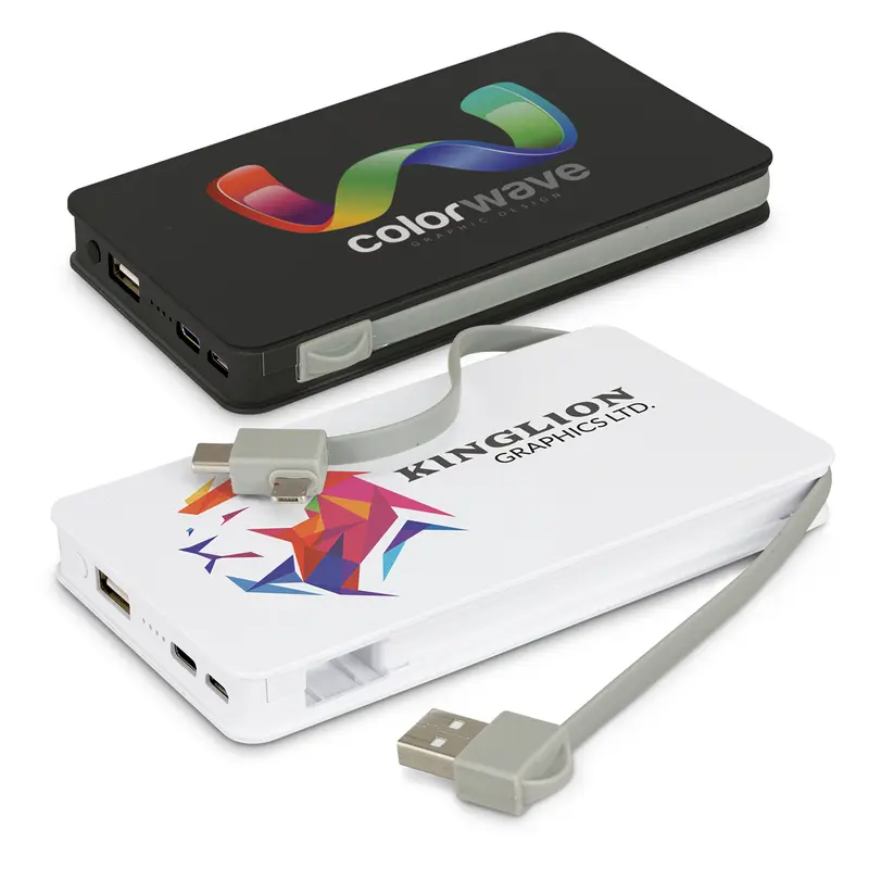 Jarvis 10k Wireless Charging Power Bank – Powerbanks – available in black, white colours