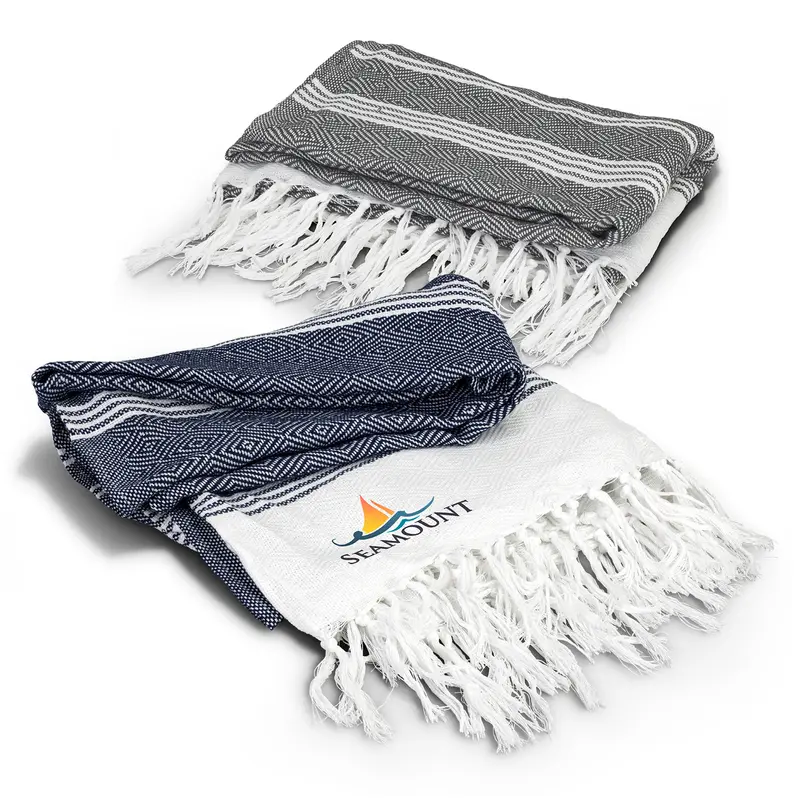 Ohau Throw Blanket – Picnic Rugs – available in black, blue colours