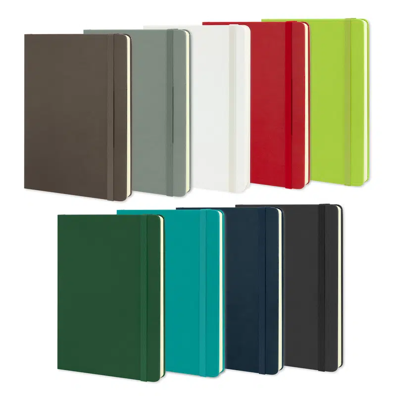 Moleskine Classic Hard Cover Notebook - Large – Notebooks – available in black, blue, brown, green colours and 3 more
