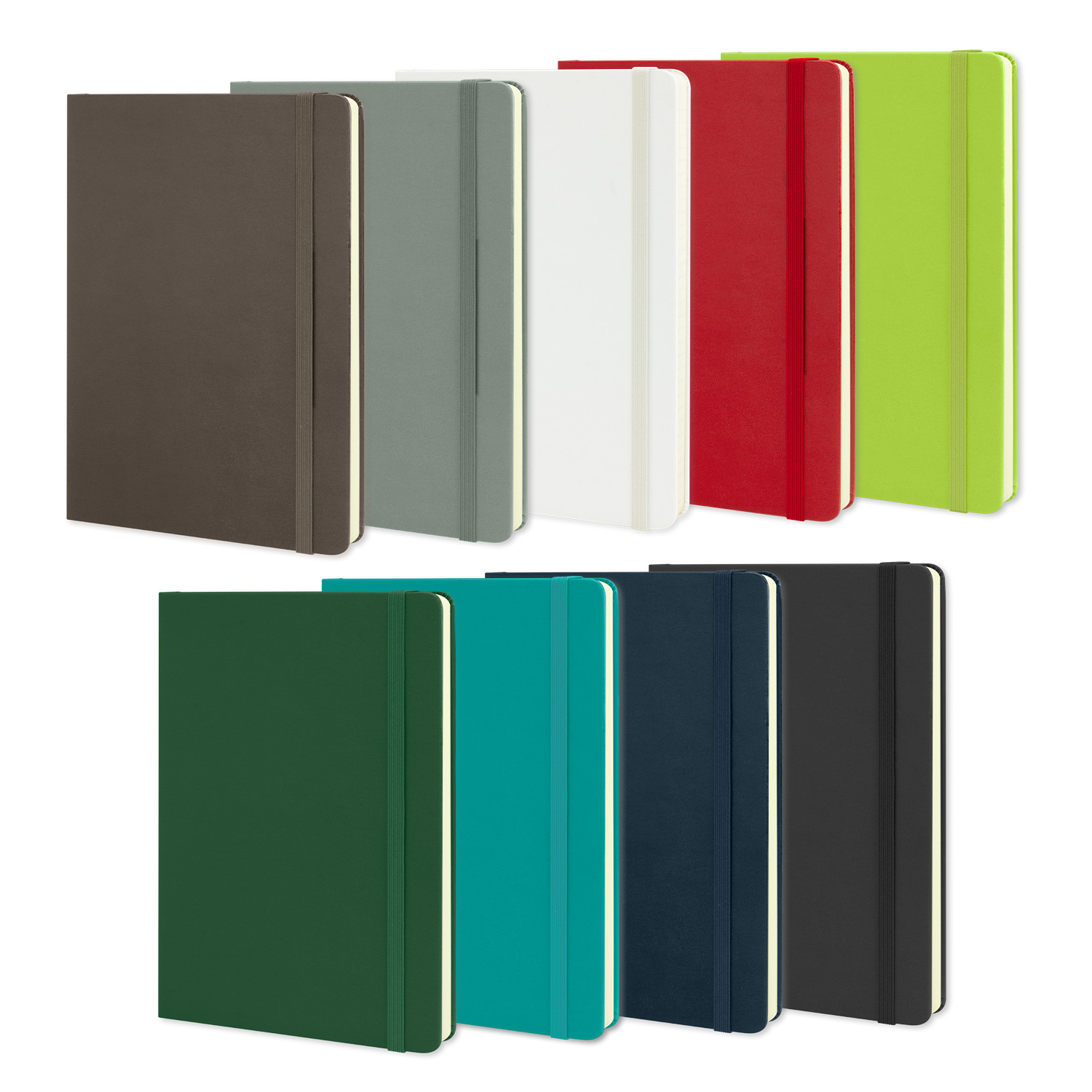 Moleskine Classic Hard Cover Notebook - Large – Notebooks – available in Black, Earth Brown, Grey, Light Green and 3 more – photo 1 of 20