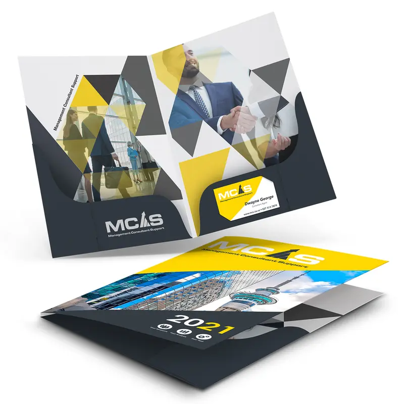 A4 Presentation Folder with Twin Pockets – Pads & Planners – available in white colour