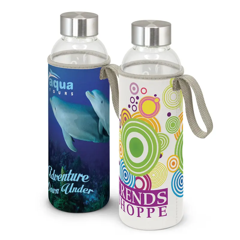 Venus Glass Bottle - Full Colour – Drink Bottles – available in green colour