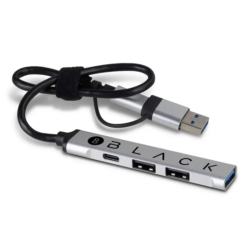 Megabyte USB Hub – USB Hubs – available in silver colour
