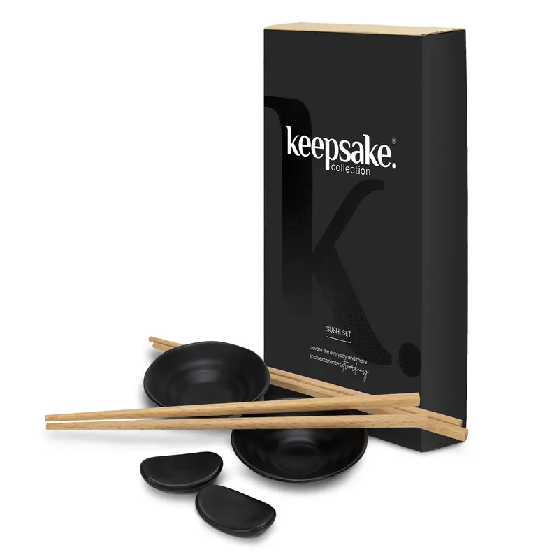 Keepsake Sushi Set – Kitchenware – available in black colour