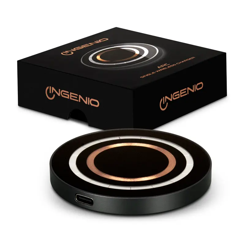 INGENIO Arc Single Wireless Charger – Wireless Chargers – available in silver colour