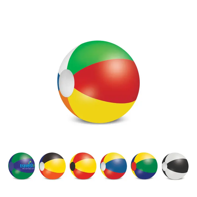 Beach Ball - 34cm Mix and Match – Misc Outdoors – available in black, blue, green, orange colours and 3 more