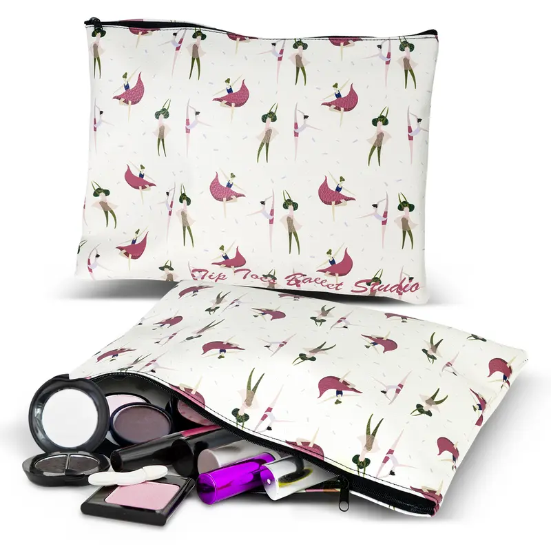 Flora Cosmetic Bag - Large – Toiletry Bags – available in white colour