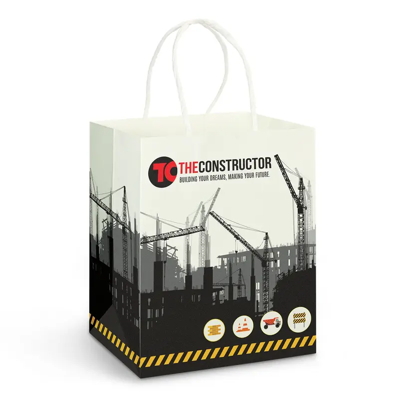 Medium Paper Carry Bag - Full Colour – Paper Bags – available in multi colour
