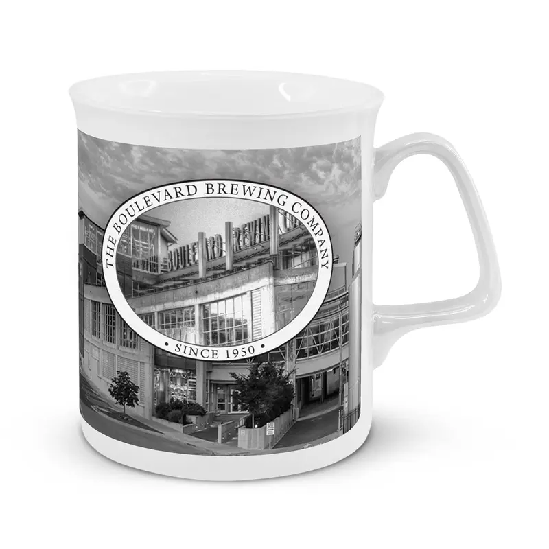 Chroma Bone China Coffee Mug – Mugs – available in white colour