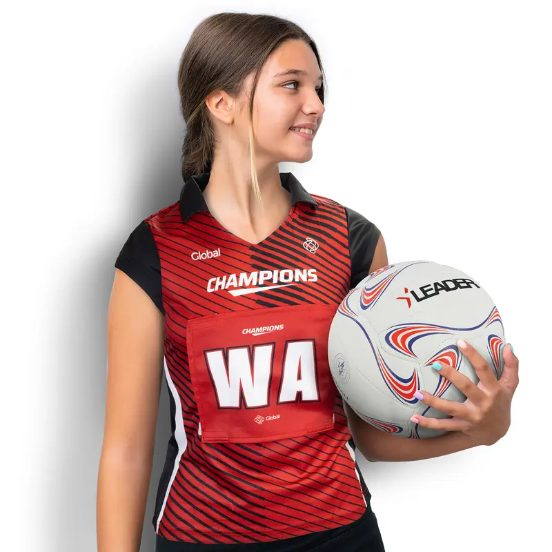 Custom Womens Netball Bib – Misc Clothing – available in white colour
