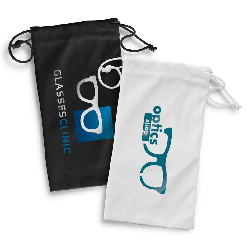 Microfibre Pouch – Tech Accessories – available in black, white colours