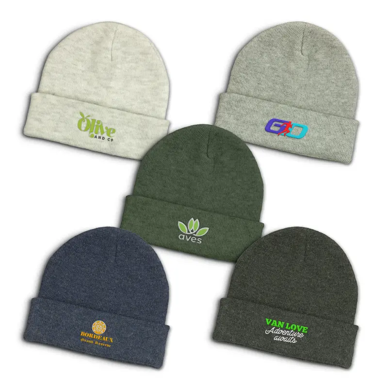 Everest Heather Beanie – Beanies – available in black, blue, green, grey colours