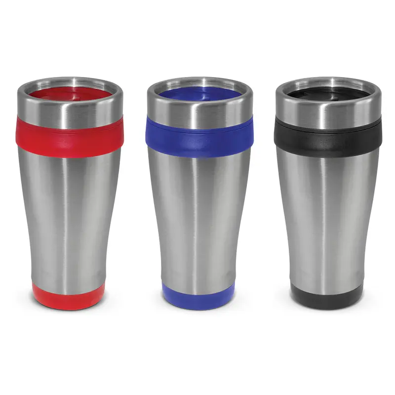 Aspen Travel Mug – Travel Mugs – available in black, blue, red colours