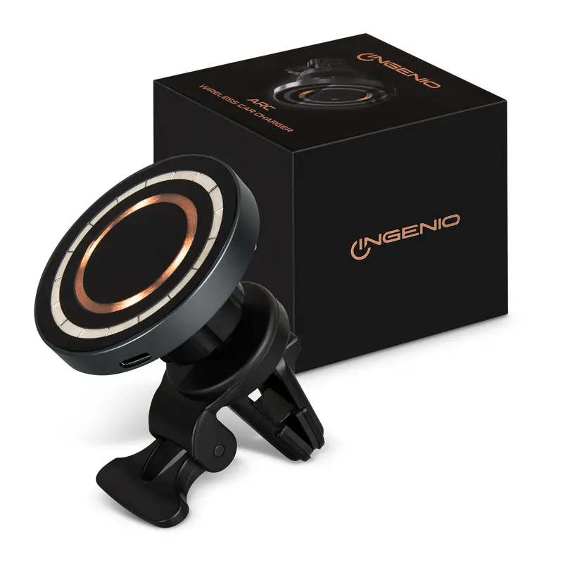 INGENIO Arc Wireless Car Charger – Wireless Chargers – available in silver colour