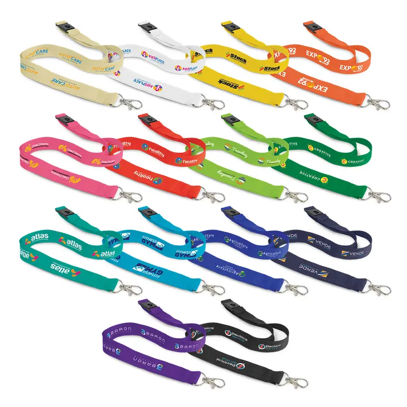 Cotton Lanyard – Lanyards – available in beige, black, blue, green colours and 6 more
