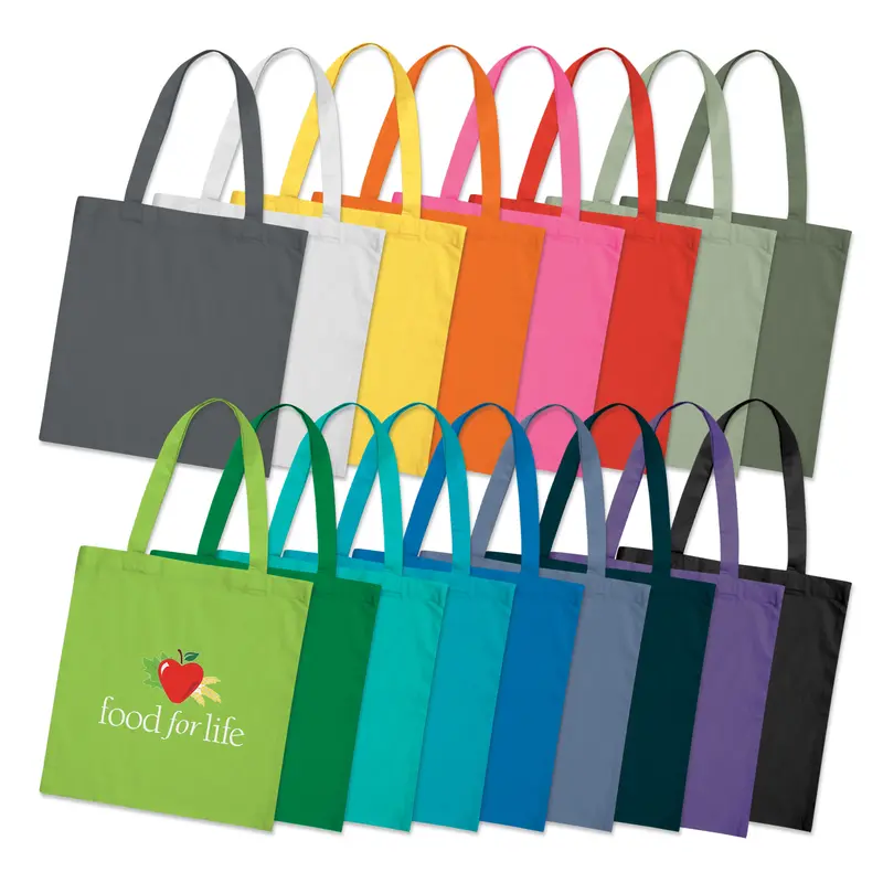 Sonnet Cotton Tote Bag - Colours – Tote Bags – available in black, blue, green, grey colours and 6 more