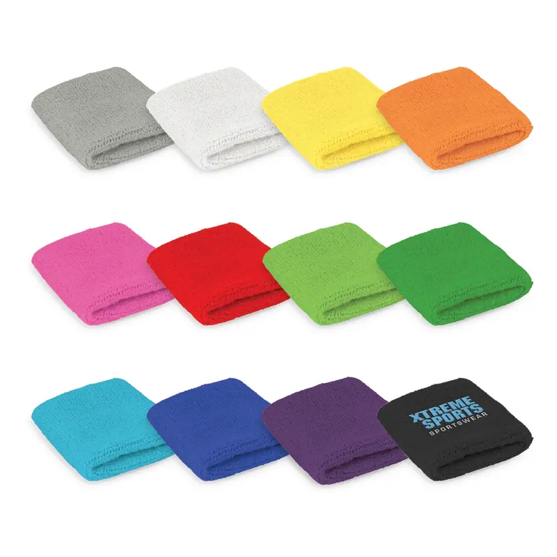 Wrist Sweat Band – Sports Gear – available in black, blue, green, grey colours and 6 more