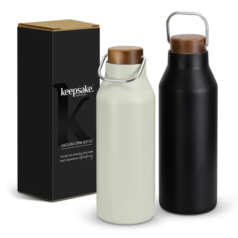 Keepsake Vacuum Drink Bottle – Drink Bottles – available in beige, black colours