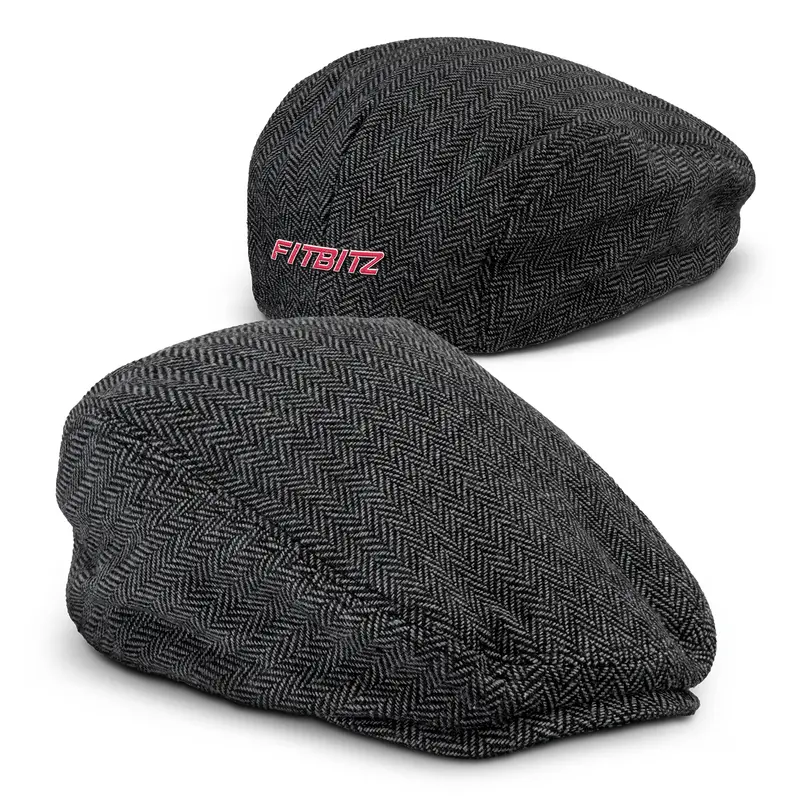 Preston Flat Cap – Baseball Caps – available in grey colour