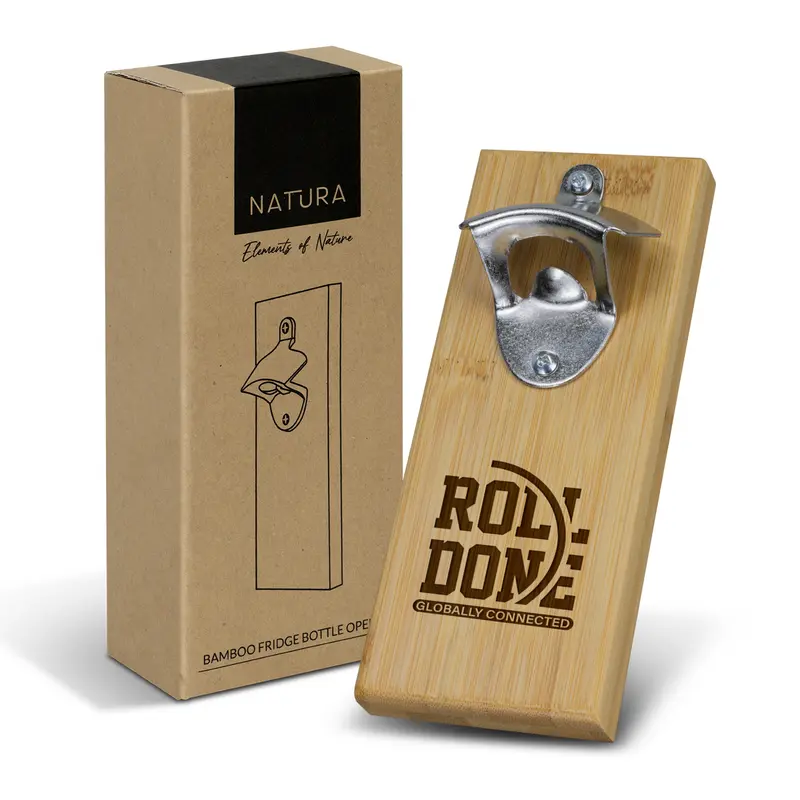 NATURA Bamboo Fridge Bottle Opener – Bottle Openers – available in beige colour