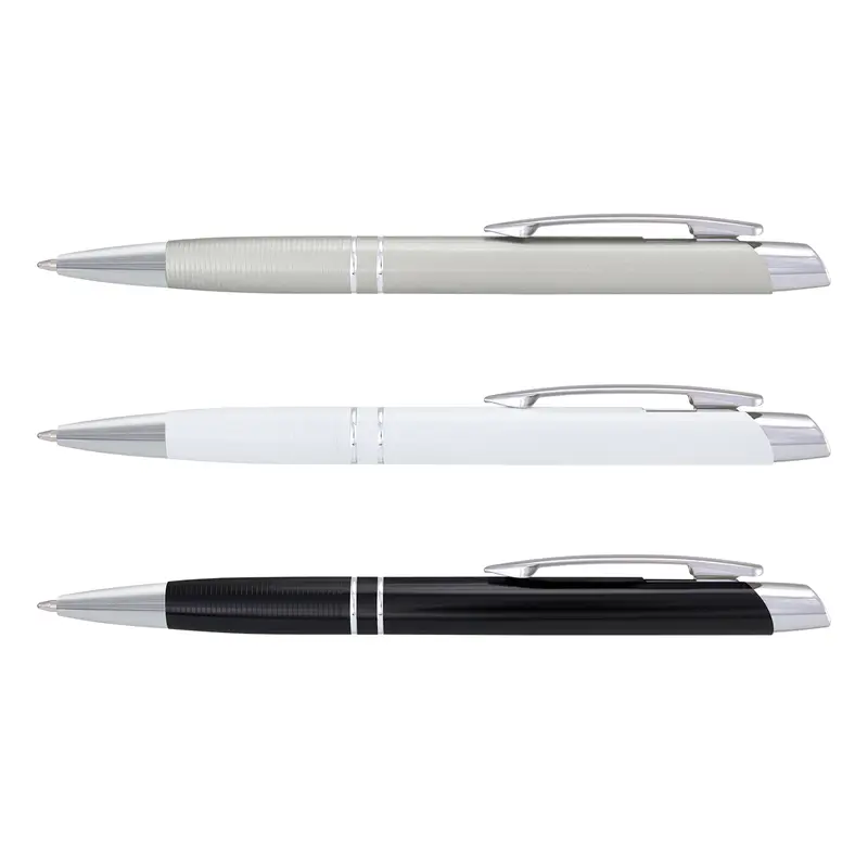 Martini Pen – Metal Pens – available in black, silver, white colours