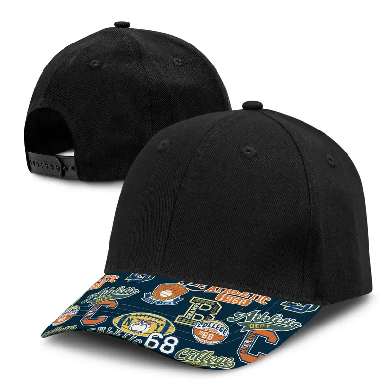 Highlander Custom Peak Cap – Misc Headwear – available in black, blue, green, grey colours and 5 more