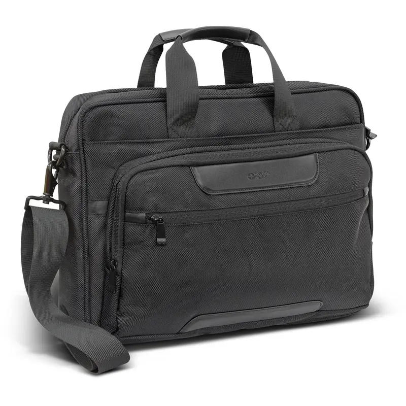 Swiss Peak Voyager Laptop Bag – Laptops – available in black colour