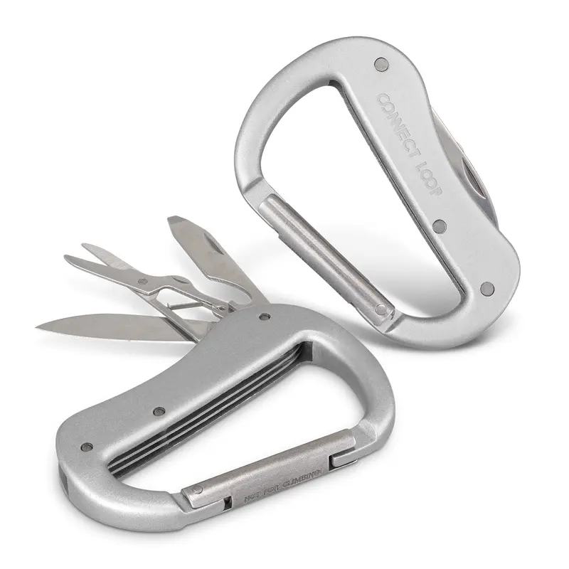 Carabiner Multi-Tool – Multi Tools – available in silver colour
