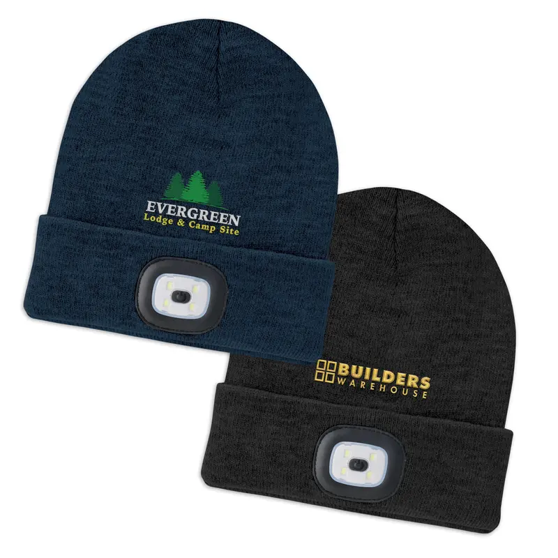 Headlamp Beanie – Beanies – available in black, blue colours