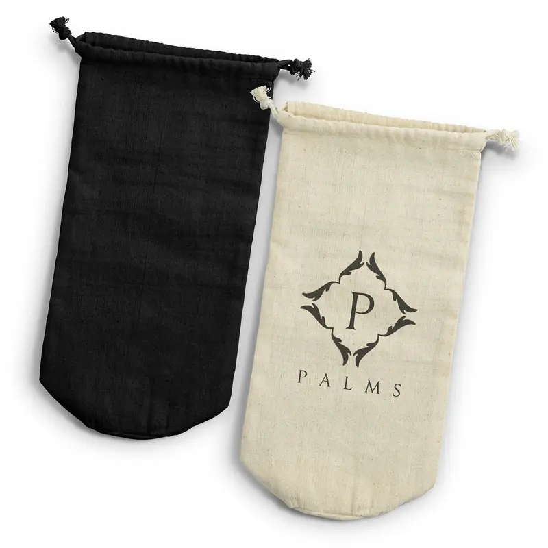 Cotton Bottle Gift Bag – Misc Bags – available in beige, black colours