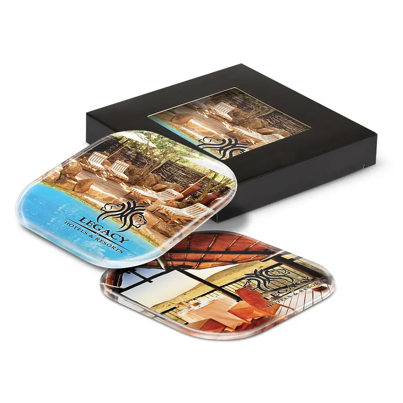 Clarion Coaster Set – Coasters – available in white colour
