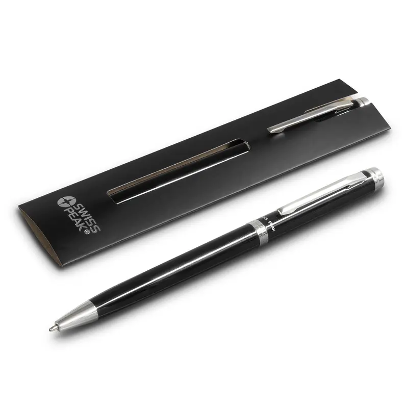 Swiss Peak Luzern Pen – Metal Pens – available in black colour