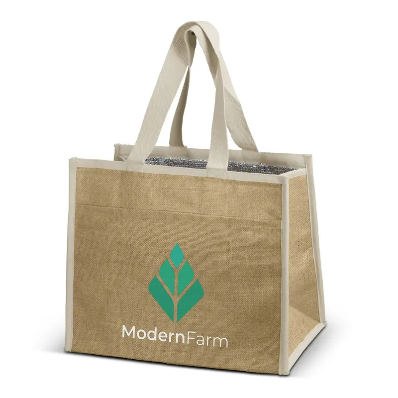 Lumi Jute Cooler Bag – Cooler Bags – available in beige colour