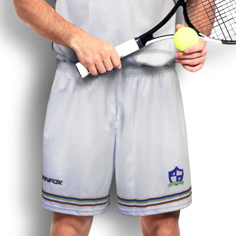 Custom Mens Tennis Shorts – Misc Clothing – available in white colour