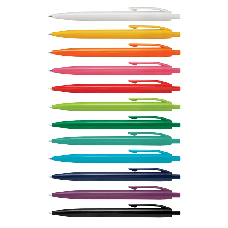 Omega Pen – Plastic Pens – available in black, blue, green, orange colours and 5 more