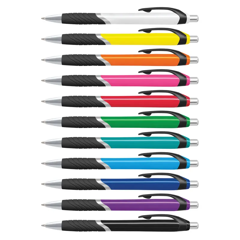 Jet Pen -  Coloured Barrel – Plastic Pens – available in black, blue, green, orange colours and 5 more