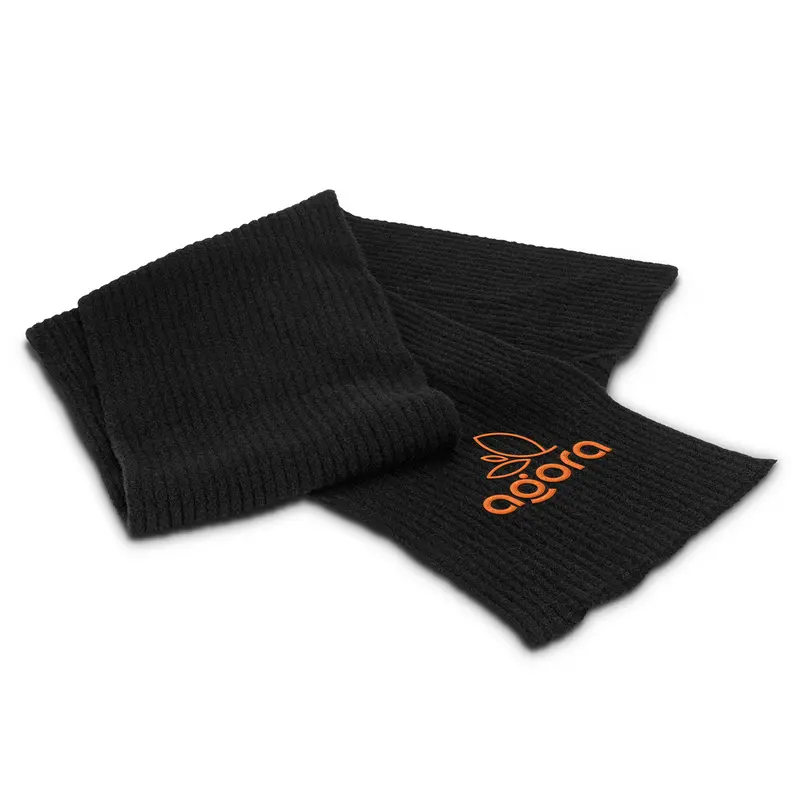 Avalanche Brushed Scarf – Scarves – available in black colour