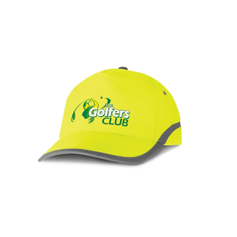 Flash Hi-Vis Cap – Roughalls & Overalls – available in yellow colour