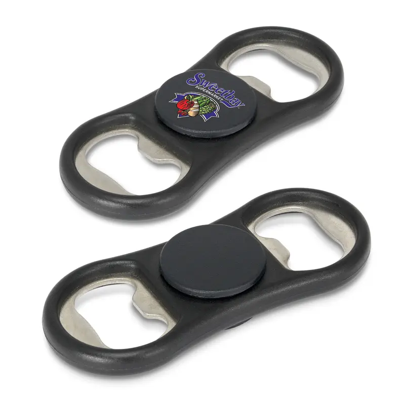 Spinner Bottle Opener – Bottle Openers – available in black colour
