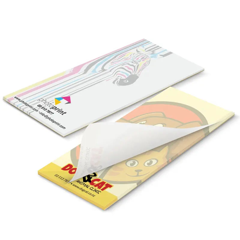 90mm x 160mm Note Pad - Full Colour – Pads & Planners – available in white colour