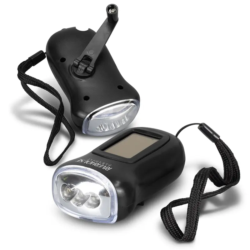 Dynamo Solar Torch – Multi Tools – available in black colour