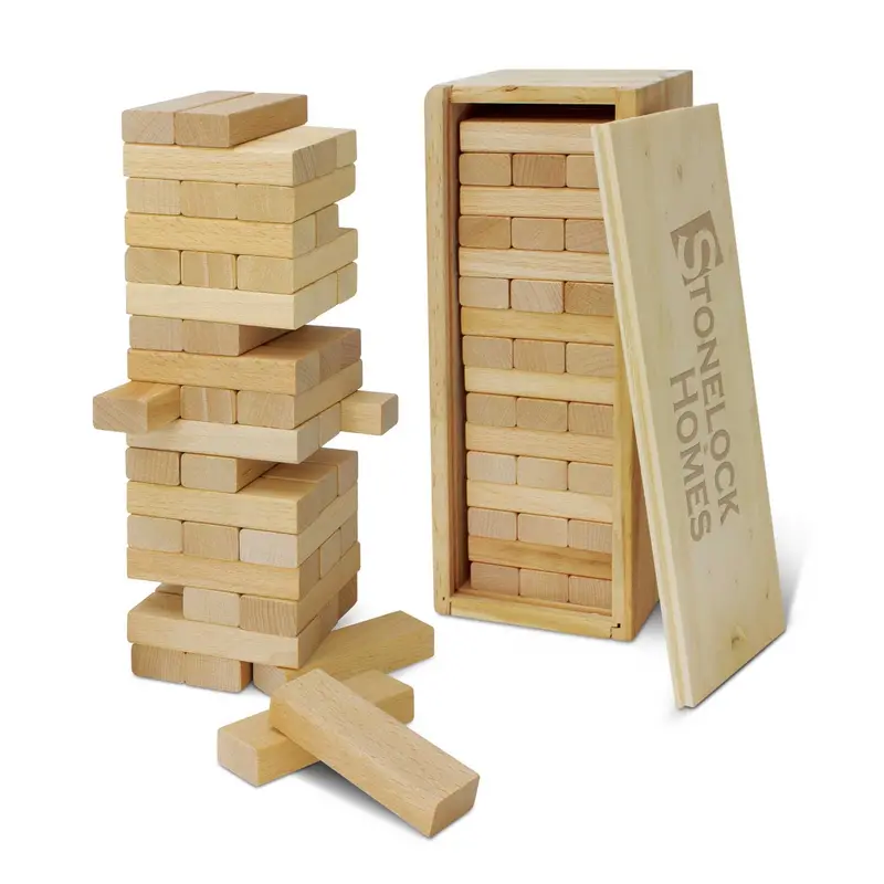 Tumbling Tower – Games – available in beige colour