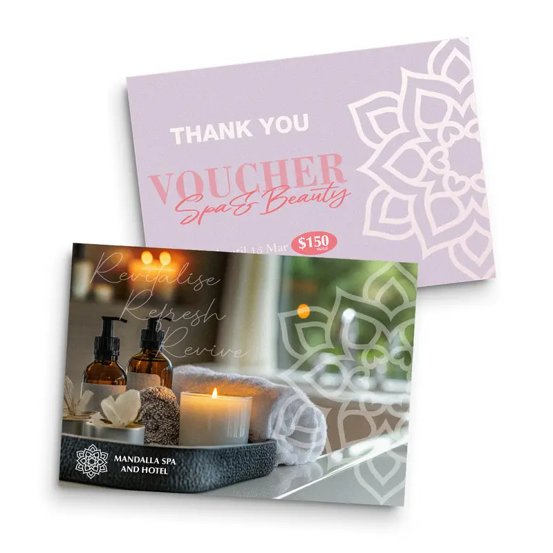 A6 Message Card – Misc Print – available in white colour