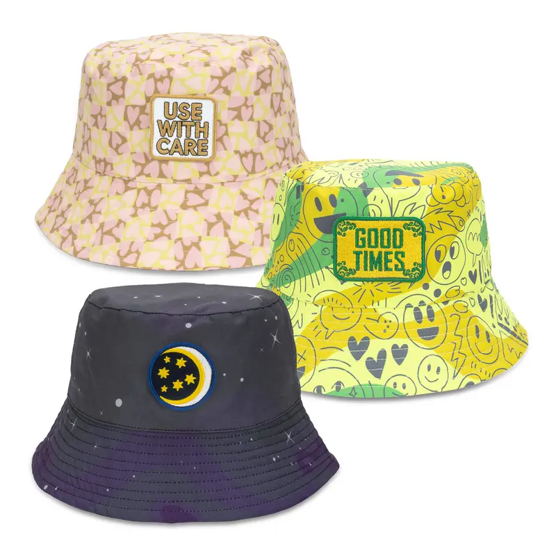 Sonny Custom Bucket Hat with Embroidery Patch – Bucket & Sun Hats – available in multi colour