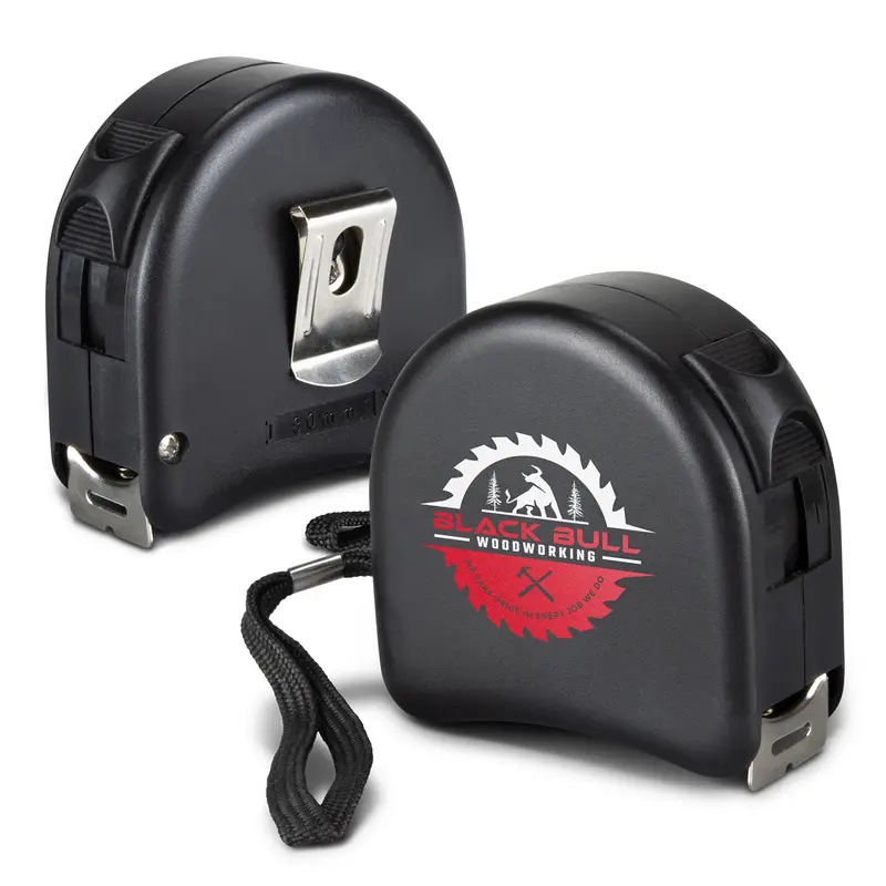 8 Metre Tape Measure – Multi Tools – available in black colour